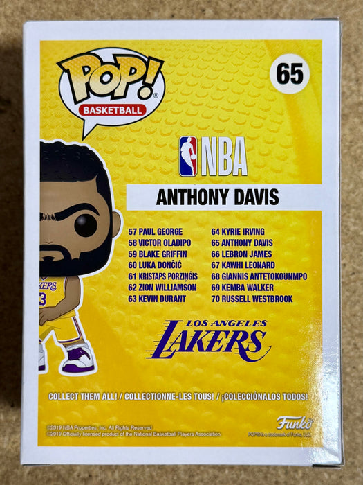 Funko Pop! Basketball Anthony Davis #65 NBA LA Los Angeles Lakers 2019 Vaulted - for just $13! 