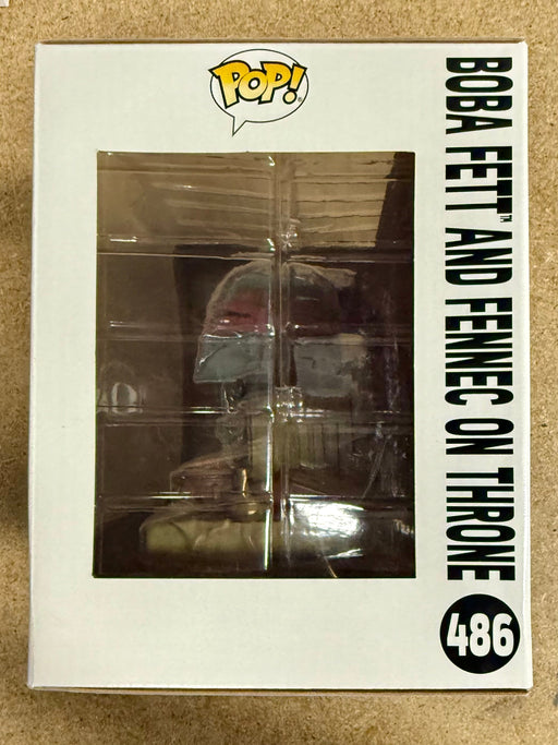 Funko Pop! Television Moments Boba Fett And Fennec On Throne #486 Star Wars 2021 - for just $10! 