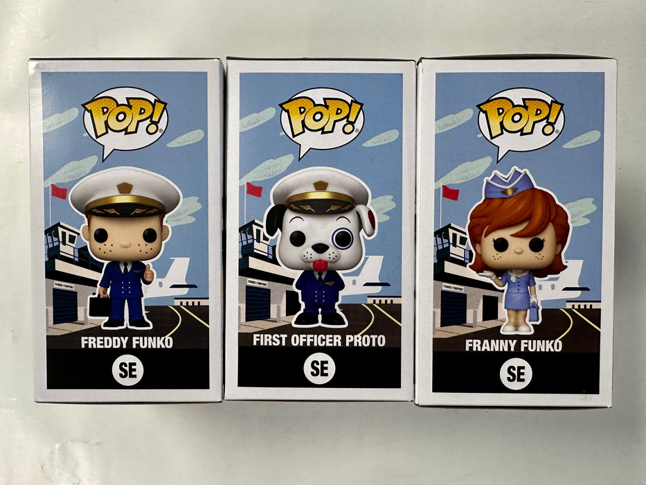 Funko Pop! Freddy, Franny & First Officer Proto #SE C2E2 2024 Airways Exclusive - for just $175! 