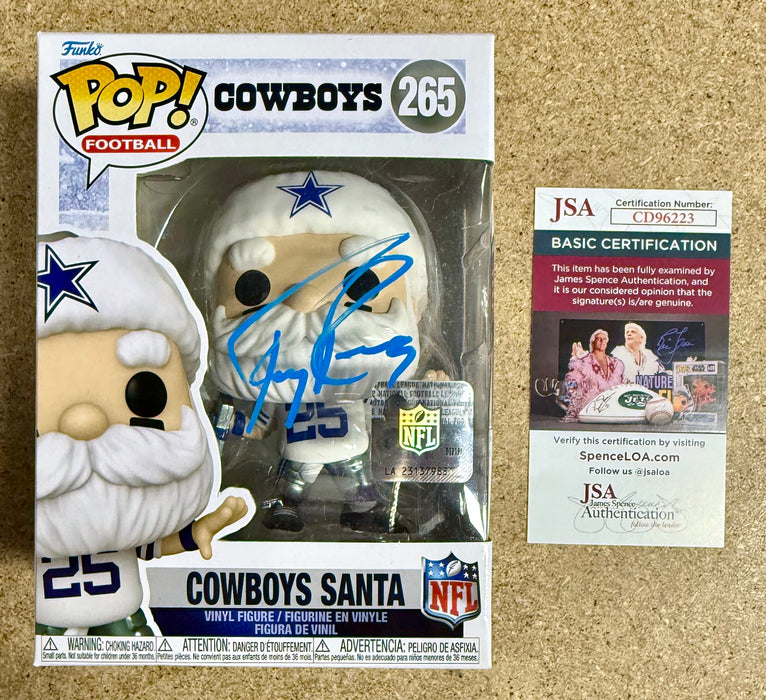 Tony Romo Signed NFL Santa Dallas Cowboys Exclusive Funko Pop! #265 JSA COA READ - for just $250! 