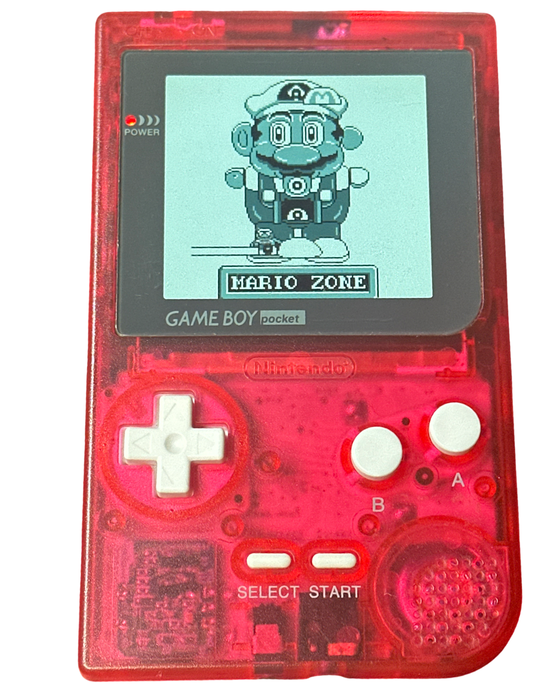 Custom Clear Red Game Boy Pocket - GameBoy - for just $145.99! 