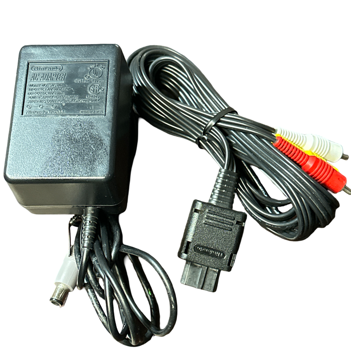 Super Nintendo SNES Power AC + AV Adapter Cord Official (Authentic OEM) - for just $35.99! 