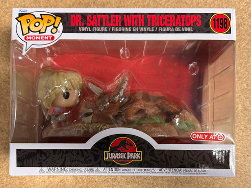 Funko Pop! Movie Moments Dr Sattler W/ Triceratops #1198 Jurassic Park Target Exclusive - for just $15! 