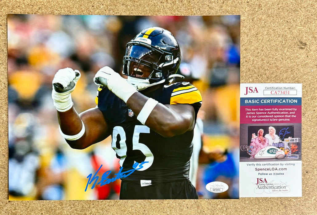 Keeanu Benton Signed Autographed NFL Pittsburgh Steelers 8x10 Photo JSA COA - for just $50! 