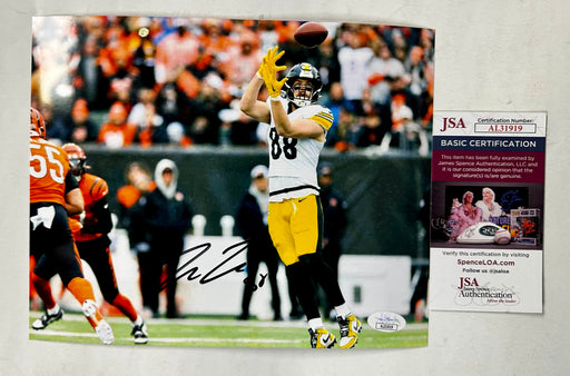 Pat Freiermuth Signed Autographed NFL Pittsburgh Steelers TE 8x10 Photo With JSA COA - for just $50! 