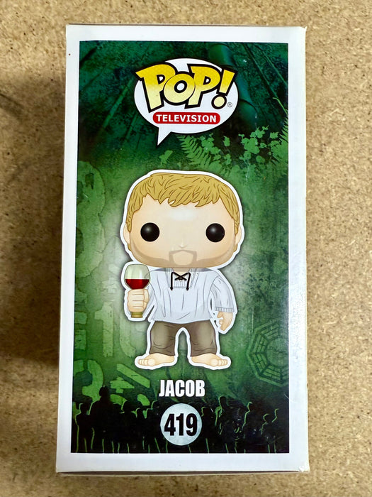 Mark Pellegrino Signed LOST Jacob Vaulted Funko Pop! #419 With JSA COA - for just $120! 