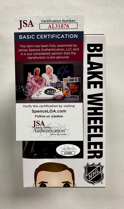 Blake Wheeler Signed NHL Winnipeg Jets Funko Pop! #27 With Exclusive JSA COA - for just $135! 