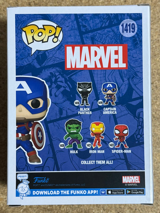 Funko Pop! Marvel Captain America #1419 Marvel Comics New Classics 2024 - for just $13! 