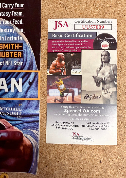 Juju Smith-Schuster Steelers / Chiefs Signed Sports Illustrated September 2019 With JSA COA - for just $60! 