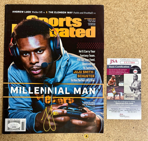 Juju Smith-Schuster Steelers / Chiefs Signed Sports Illustrated September 2019 With JSA COA - for just $60! 