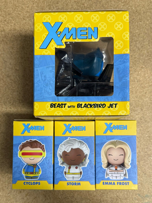 Funko Dorbz Marvel Beast & Blackbird, Cyclops, Storm Emma Frost Lot Of 4 - for just $20! 