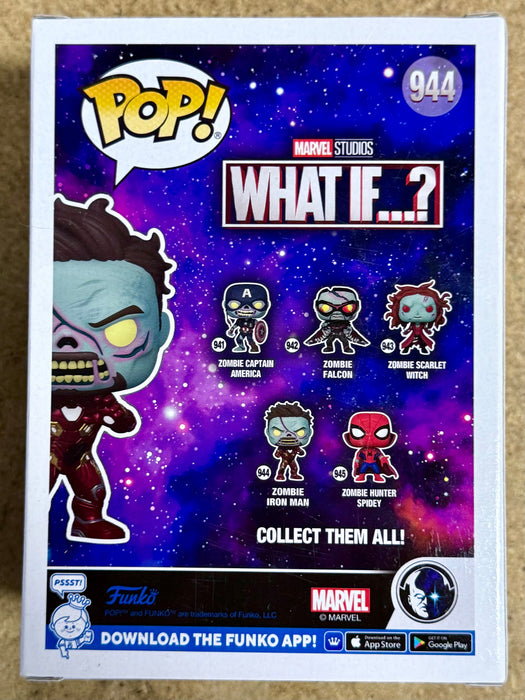 Funko Pop! Marvel Zombie Iron Man #944 Marvel Studios Disney + What If? 2021 - for just $10! 