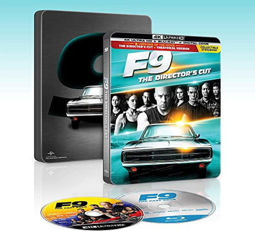 F9: The Fast Saga - Limited Edition Steelbook (4K Ultra HD + Blu-ray + Digital) - for just $28.99! 