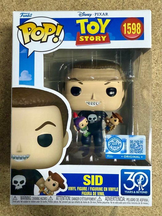 Funko Pop! Disney Pixar Sid Holding Woody & Buzz Lightyear #1598 Toy Story 30th - for just $20! 