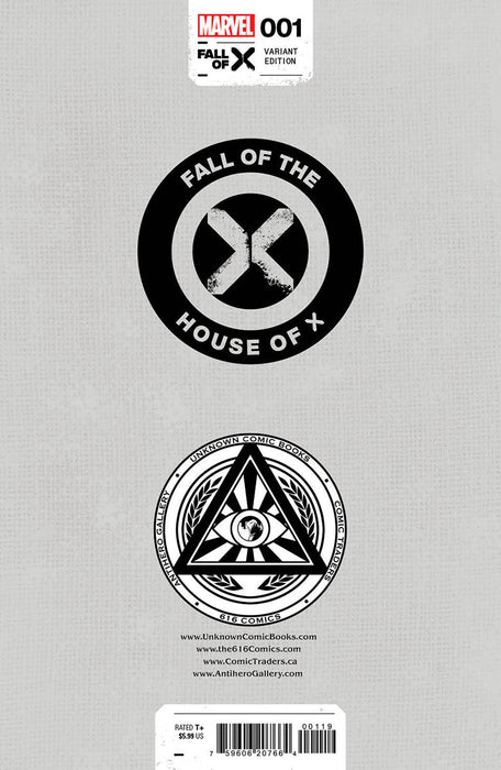 [Signed by Nathan Szerdy] FALL OF THE HOUSE OF X #1 [FHX] UNKNOWN COMICS NATHAN SZERDY EXCLUSIVE VAR [IN STOCK] - for just $25! 