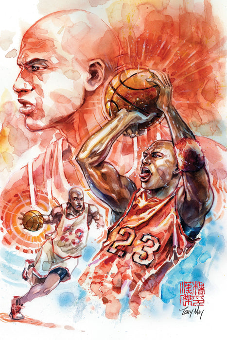 [VIRGIN] FAME MICHAEL JORDAN UNKNOWN COMICS TONY MOY EXCLUSIVE [C2E2] VIRGIN VAR LIMITED TO 50 - for just $30! 