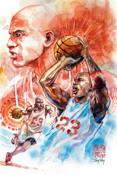 [CHROME] FAME MICHAEL JORDAN UNKNOWN COMICS TONY MOY EXCLUSIVE VIRGIN VAR LIMITED TO 23 - for just $40! 