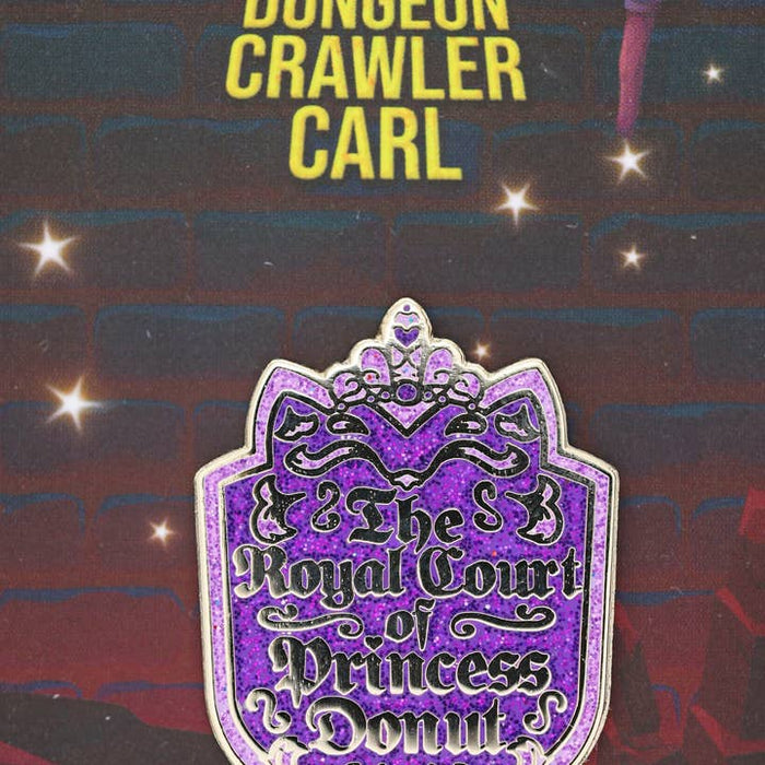 Foam Brain Games: Enamel Pin - Dungeon Crawler Carl - The Royal Court of Princess Donut - for just $12! 