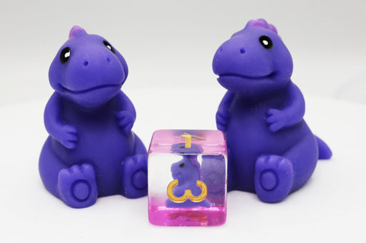 Purple T-Rex RPG Dice Set - for just $16.99! 