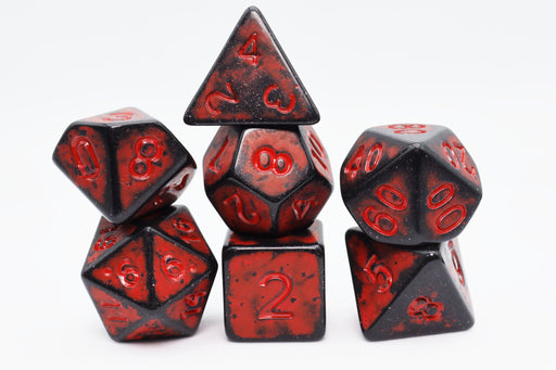 Timeworn Red RPG Dice Set - for just $10.99! 
