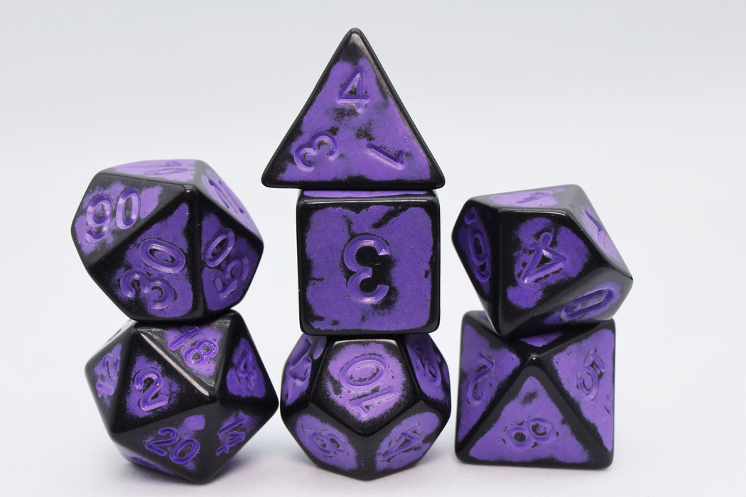 Timeworn Purple RPG Dice Set - for just $10.99! 