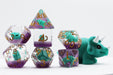 Green Triceratops RPG Dice Set - for just $16.99! 