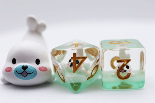 White Seal RPG Dice Set - for just $16.99! 