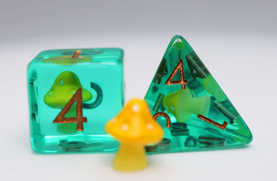 Yellow Mushroom RPG Dice Set - for just $16.99! 