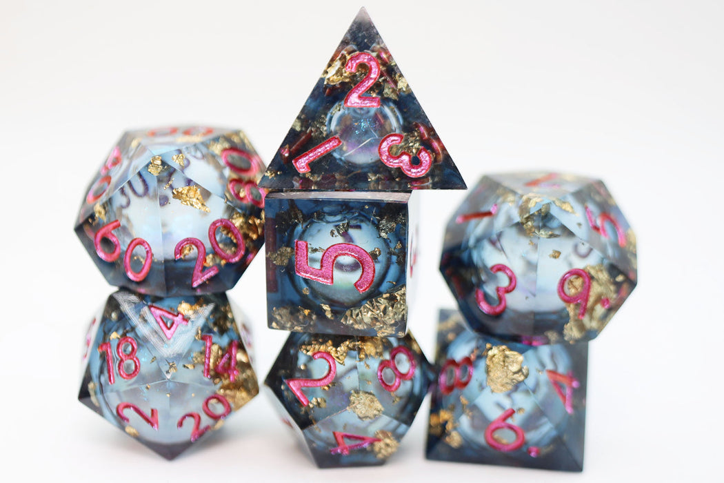 Sharp-Edged Liquid Core RPG Dice Set - for just $54.99! 