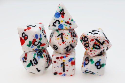 Paint Splatter RPG Dice Set - for just $10.99! 