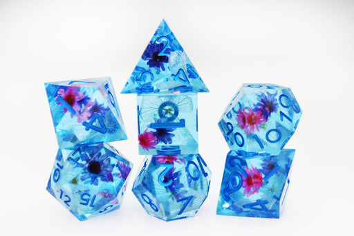 Sharp Edge RPG Dice Set - Spring Showers - for just $39.99! 