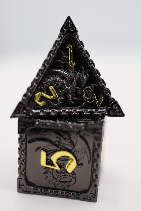 Chained Dragon: Night - Metal RPG Dice Set - for just $44.99! 