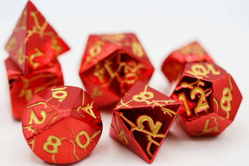 Ruby Quarry - Metal RPG Dice Set - for just $44.99! 