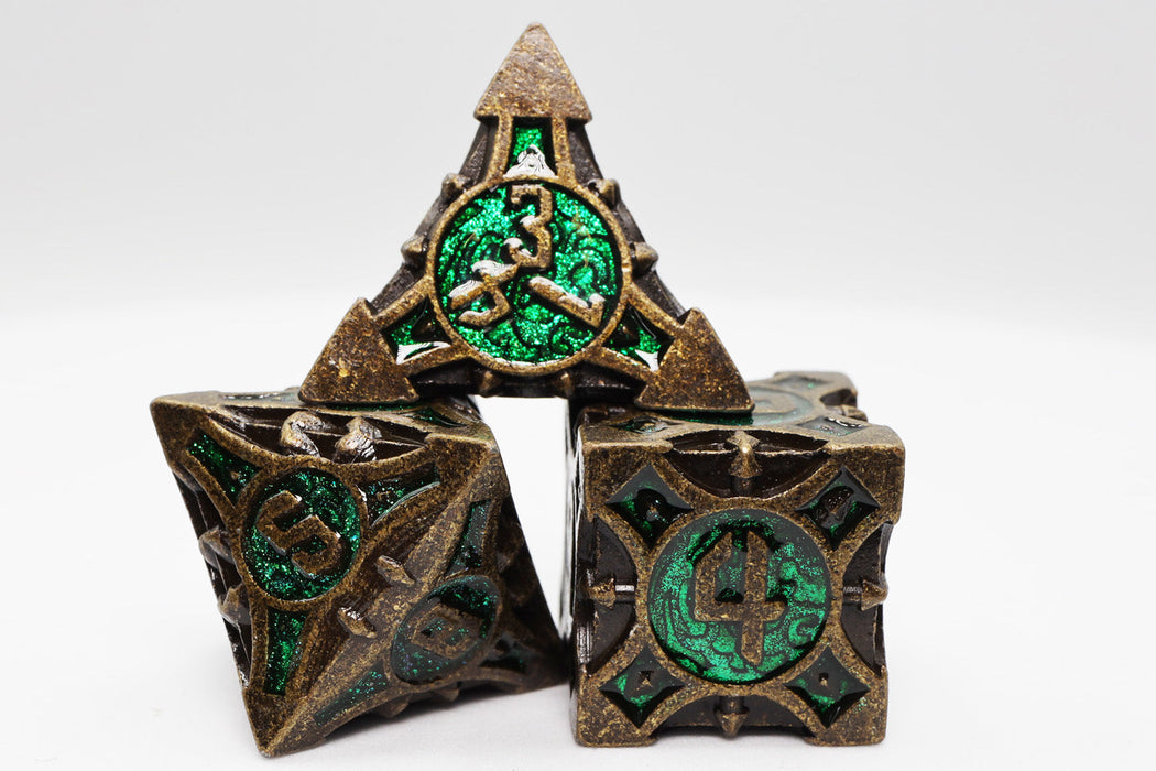 Quiver of Arrows: Ancient Forest Arrow - Metal RPG Dice Set - for just $44.99! 