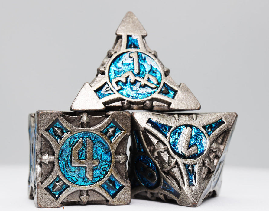 Quiver of Arrows: Cybernetic Arrow - Metal RPG Dice Set - for just $44.99! 