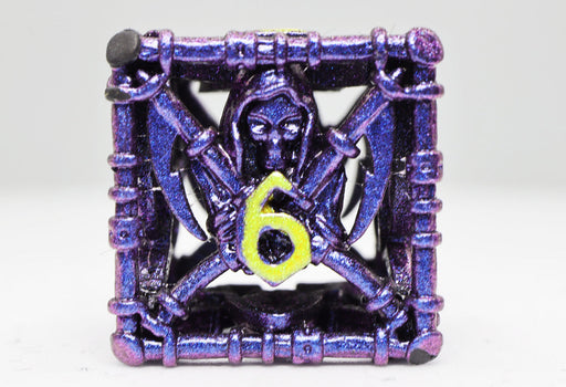 Grim Scythe: Purple - Metal RPG Dice Set - for just $64.99! 
