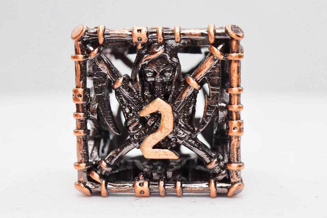 Grim Scythe: Copper - Metal RPG Dice Set - for just $64.99! 