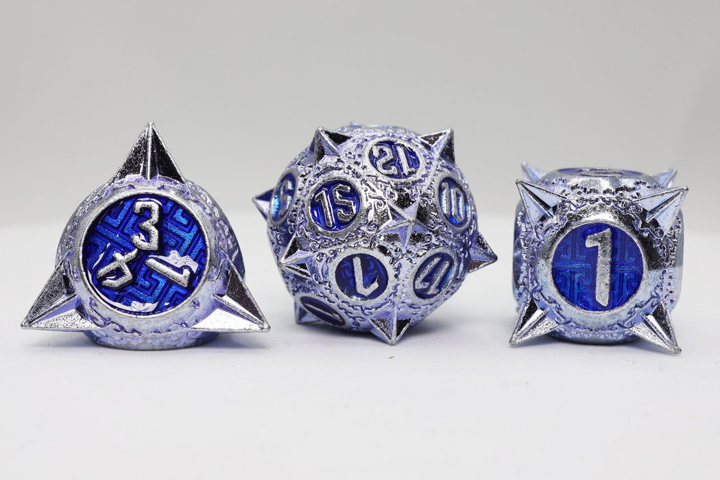 Meteor Storm: Peculiar Purple - Metal RPG Dice Set - for just $46.99! 