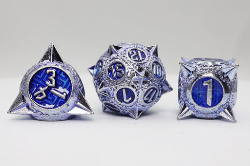 Meteor Storm: Peculiar Purple - Metal RPG Dice Set - for just $46.99! 