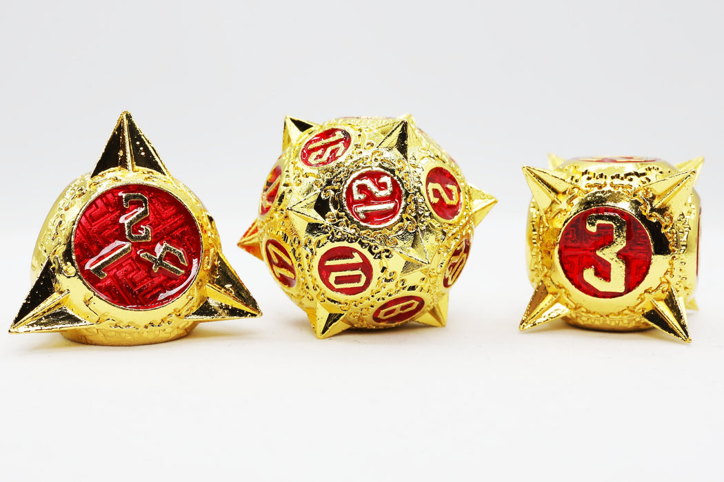 Meteor Storm: Solar Ruby - Metal RPG Dice Set - for just $46.99! 