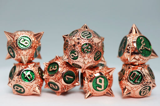 Meteor Storm: Emerald Storm - Metal RPG Dice Set - for just $46.99! 