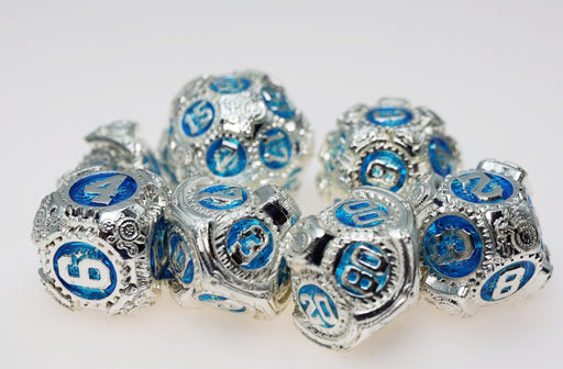 Airship Gears: Antarctic Expedition - Metal RPG Dice Set - for just $44.99! 