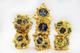 Floral Starburst: Golden Sweet Pea - Metal RPG Dice Set - for just $44.99! 