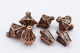 Moonlit Lantern: Coppered Flames - Metal RPG Dice Set - for just $44.99! 