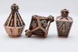 Moonlit Lantern: Coppered Flames - Metal RPG Dice Set - for just $44.99! 