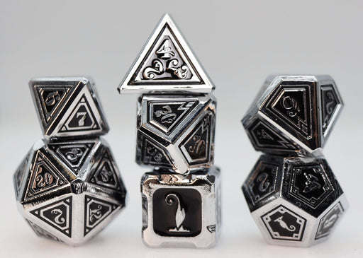Alchemist Metals: Necrotic - Metal RPG Dice Set - for just $44.99! 