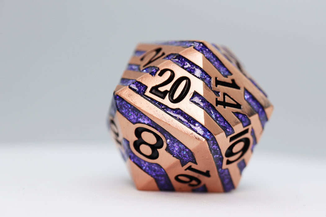 35mm Metal D20 - Copper with Purple Mica - for just $29.99! 