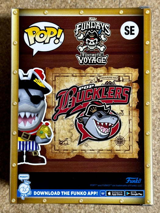 Funko Pop! Mascot Pop Bucklers Shark SE 2024 Funtastic Voyage Online Edition - for just $20! 