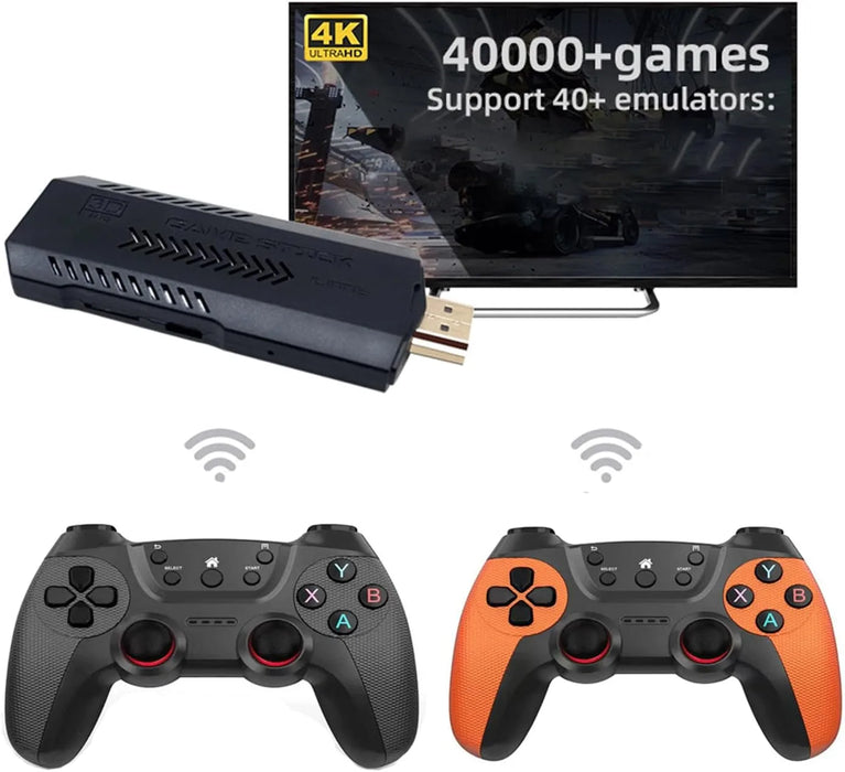 X2 Ultra Retro Game Stick 4K, Plug and Play Video Gaming Console with 128G memory card/40000+Games, HDMI Output for TV with 2.4G Wireless Controller, Retro Arcade Emulators for Kids Adults - for just $108.02! 