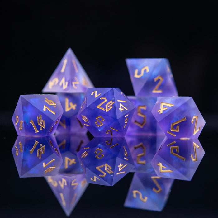 Mystic Divination Sharp-Edged Resin Dice Set - Just $39.99! Shop now at Retro Gaming of Denver